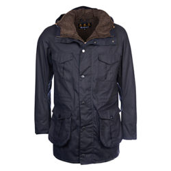 Barbour Oakum Wax Jacket, Navy